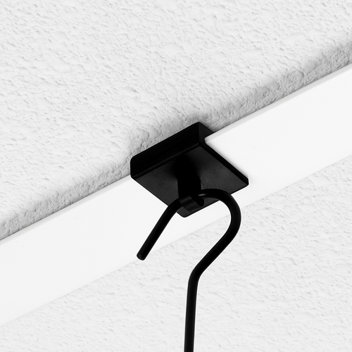 Houder voor systeemplafond / Zwarte Plafondclip - type PH-88