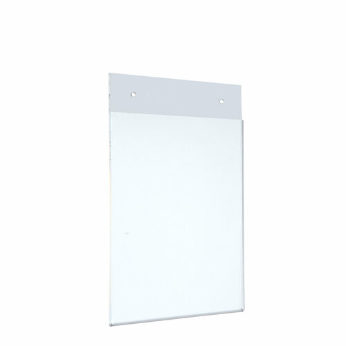 A5 U-houder met 2 boorgaten - Staand - Transparante Posterhouder / Menukaarthouder - type UB-A5-Staand