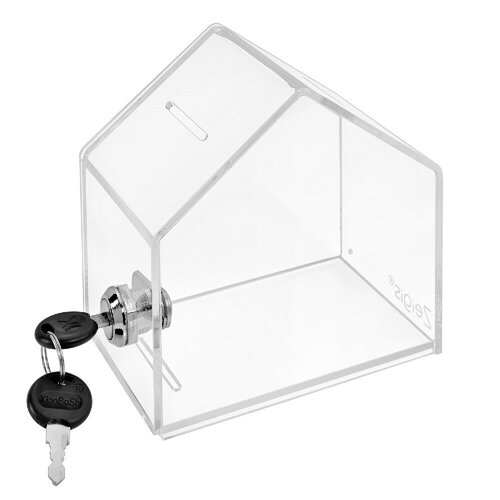 Donatiebox / Actiebox / Ideeënbus - Huisje Met Slot - DB-233