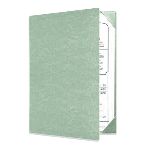 Menumap / Menukaart Mappen - 2x A4 - Lichtgroen