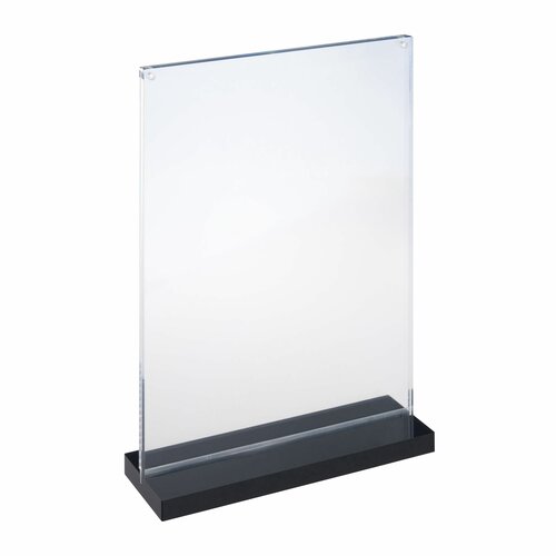 A4 Magnetische T-Standaard / Tafelhouder / Luxe Menukaarthouder - type T-A4-MAG 