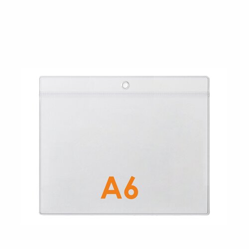 100 stuks - A6 Prijskaarthoesje / Meubelkaarthoes / Flexibele Hoes - Type PHS-A6-Liggend