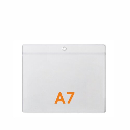 A7 Prijskaarthoesje / Meubelkaarthoes / Flexibele Hoes - Type PHS-A7-Liggend