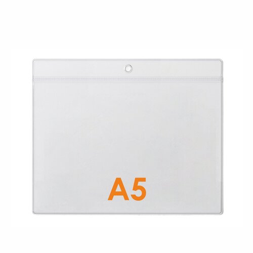 100 stuks - A5 Prijskaarthoesje / Meubelkaarthoes / Flexibele Hoes - Type PHS-A5-Liggend