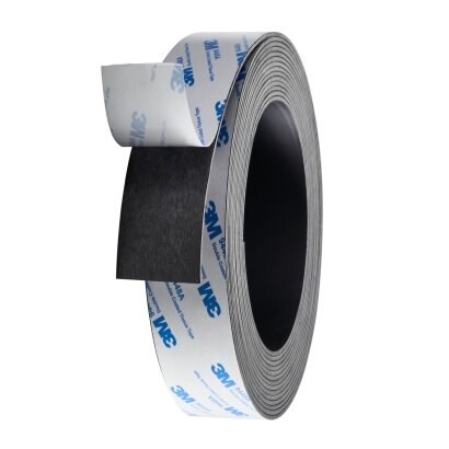 Zelfklevende Magneetband / 30mm Magnetische Tape - Dikte: 2 mm - Breedte: 30mm - Lengte: 5 Meter 