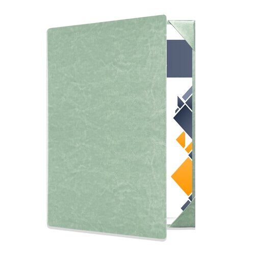 A4 Documentenmap voor 2 pagina's - Lichtgroen