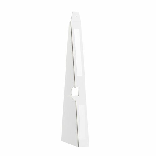 100 stuks - 40 cm (A3) Kartonnen Standaard / Ezel - Wit - Zelfklevend