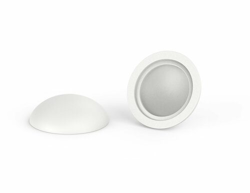 14,5mm - Afdekkapjes voor schroeven - Mat - Zuiver Wit RAL 9010