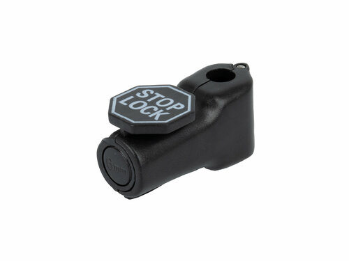 100 stuks - Anti-Diefstal Slot voor Displayhaak / Haakslot voor Dubbele Displayhaken - type: Stop-Lock-Zwart
