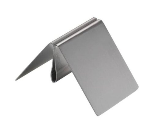 RVS Houder / Standaard / Voet / Menukaarthouder - Type: S1