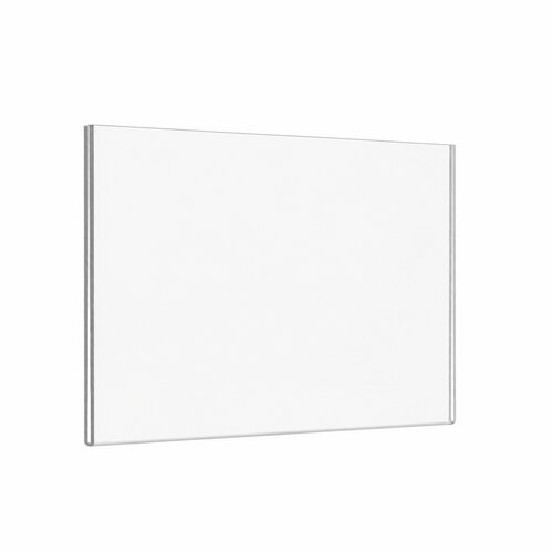 A6 Posterhouder (U-vorm) - Liggend - Transparant Acrylglas - type U-A6-Liggend